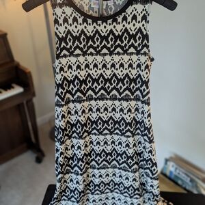 LuLaRoe Black and White Patterned Top